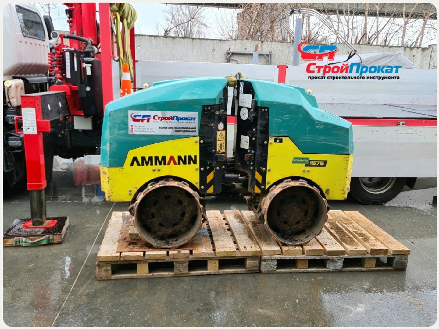 В аренду Каток траншейный ammann ARR 1575