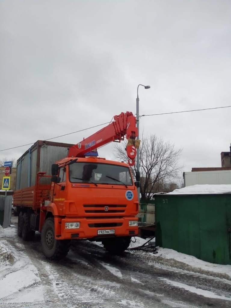 Манипулятор Камаз Вездеход КМУ, 7 тонн