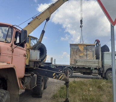 Аренда автокрана Урал КС-35714