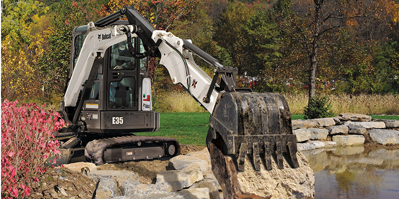 Аренда мини-экскаватора Bobcat Нижний Новгород