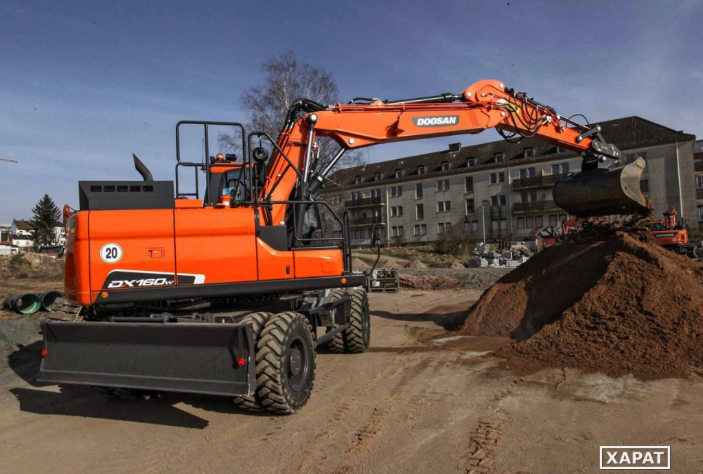 Колесный экскаватор Doosan DX 160W