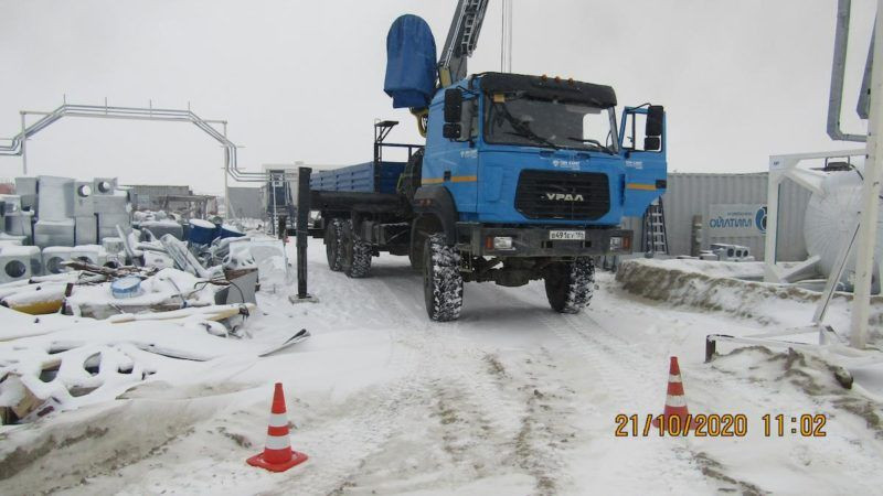 Манипулятор Урал Вездеход с КМУ, 7 тонн