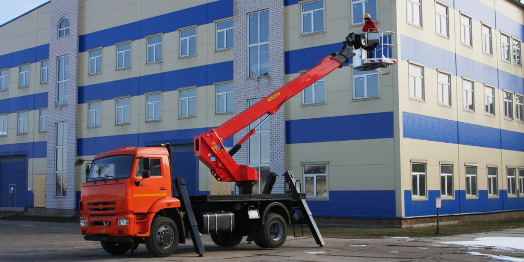 Автогидроподъемник PALFINGER P 190T НА ШАССИ KAMAZ